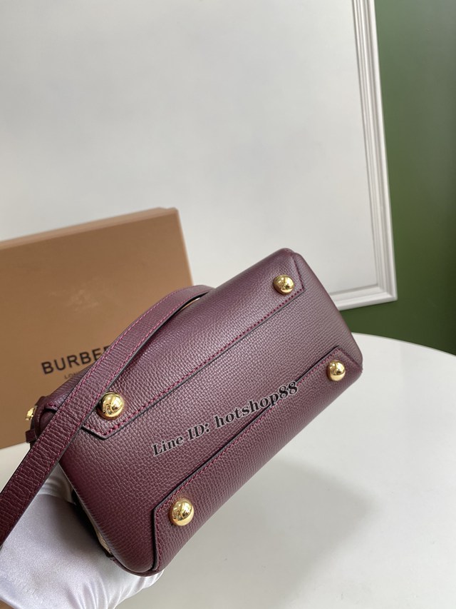 Burberry專櫃新款迷你22班納手袋 巴寶莉手提肩背斜挎女包 yxb1420